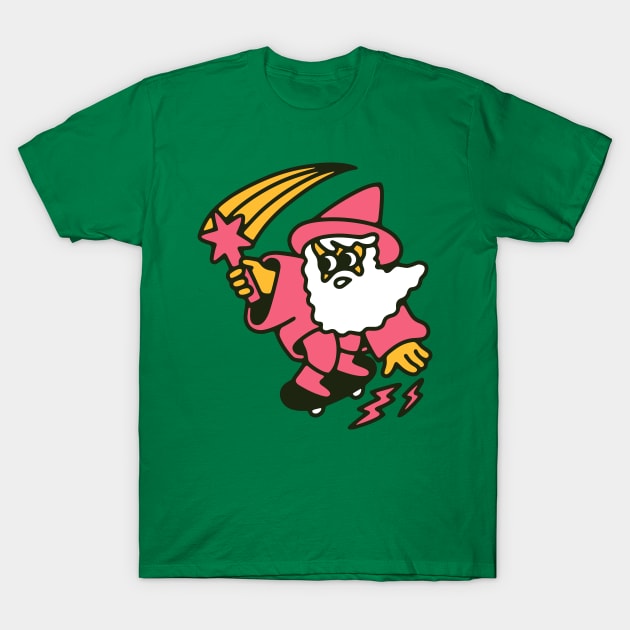 Skateboard Wizard T-Shirt by obinsun